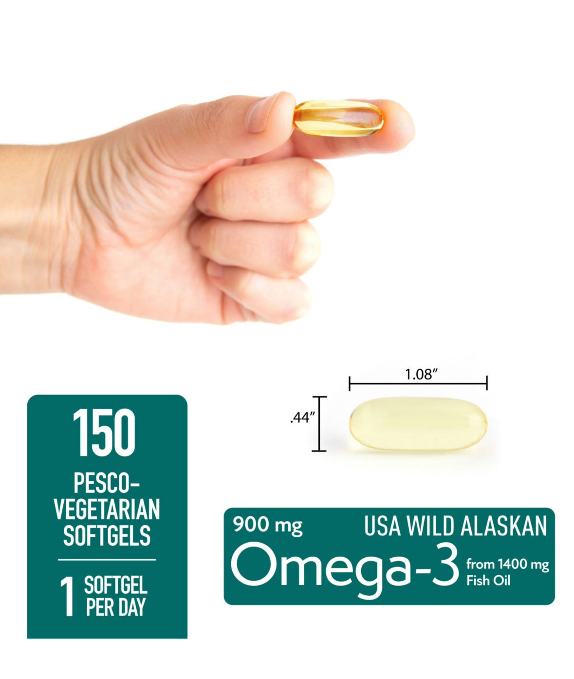 Member’s Mark Omega-3 900 mg – 150 cápsulas blandas