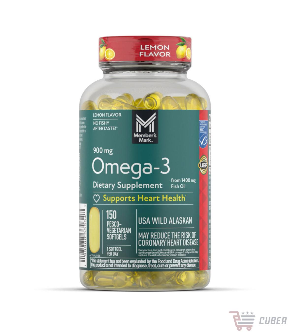 Member’s Mark Omega-3 900 mg – 150 cápsulas blandas