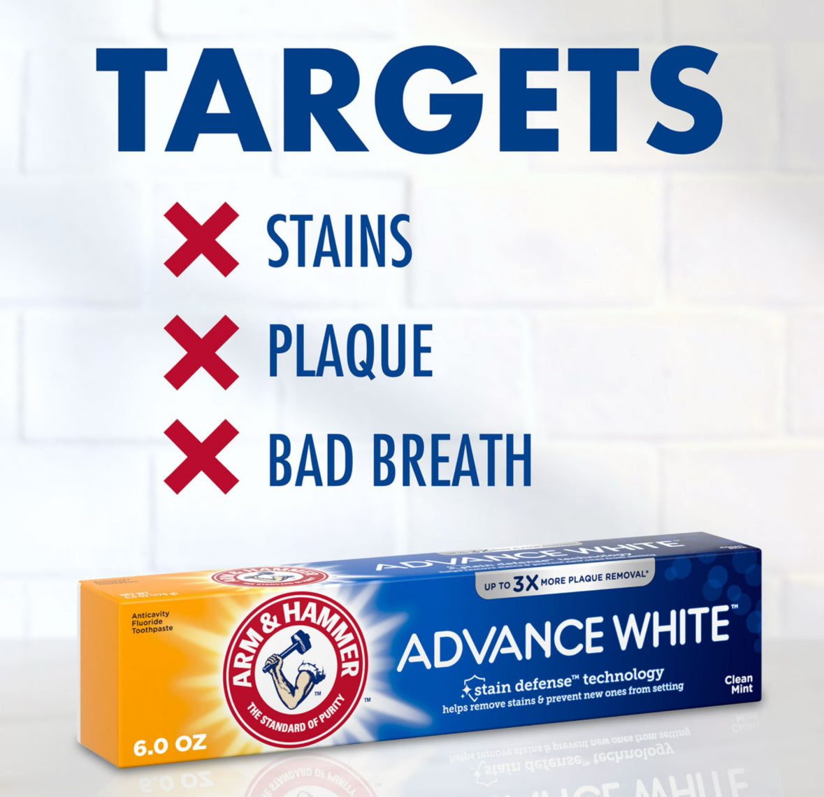 Arm & Hammer Advance White™ - Pasta Dental 204 g c/u