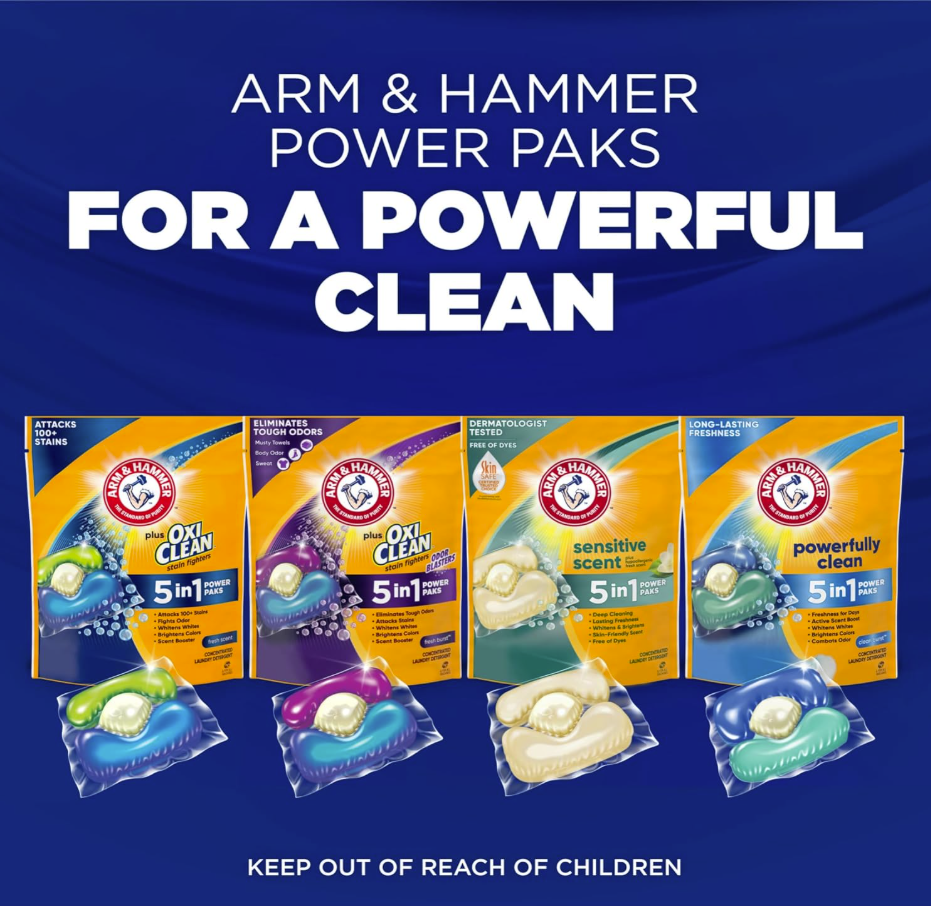 ARM & HAMMER Detergente en Pods 42pz