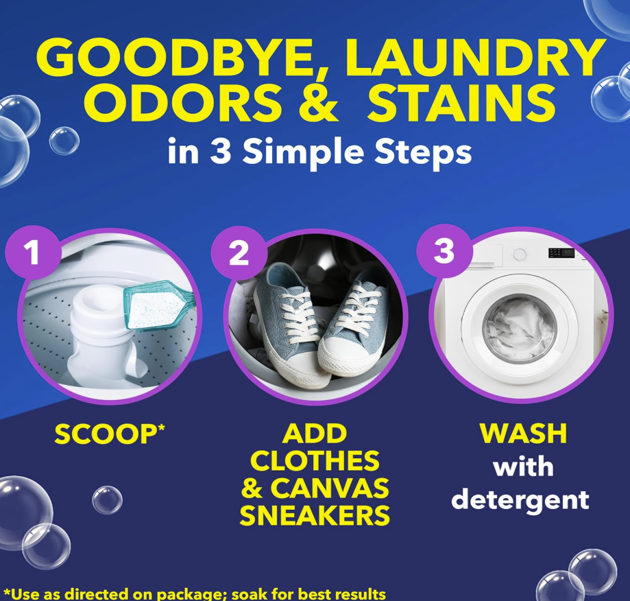 OxiClean Odor Blasters Quitamanchas y Eliminador de Olores en Polvo – Multiusos