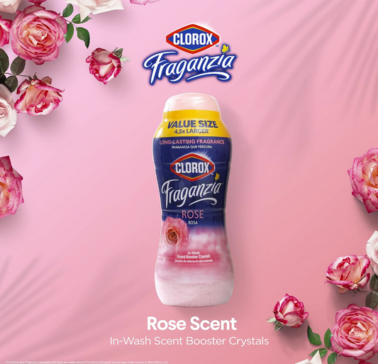Clorox Fraganzia Cristales Intensificadores de Aroma para Lavado – Rose Scent 1.98 kg