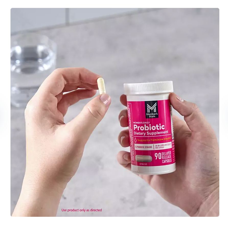 Member’s Mark Women’s Daily Probiotic – Probiótico Femenino 90 Cápsulas | Salud Digestiva y Bienestar
