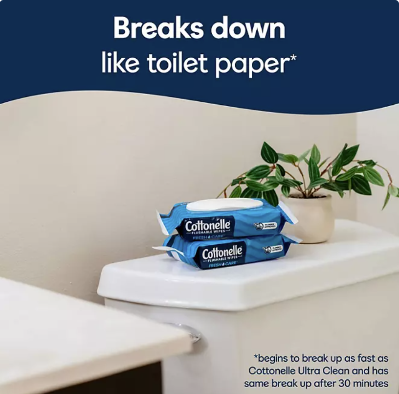 Toallitas Húmedas Desechables Cottonelle FreshCare – 42 piezas
