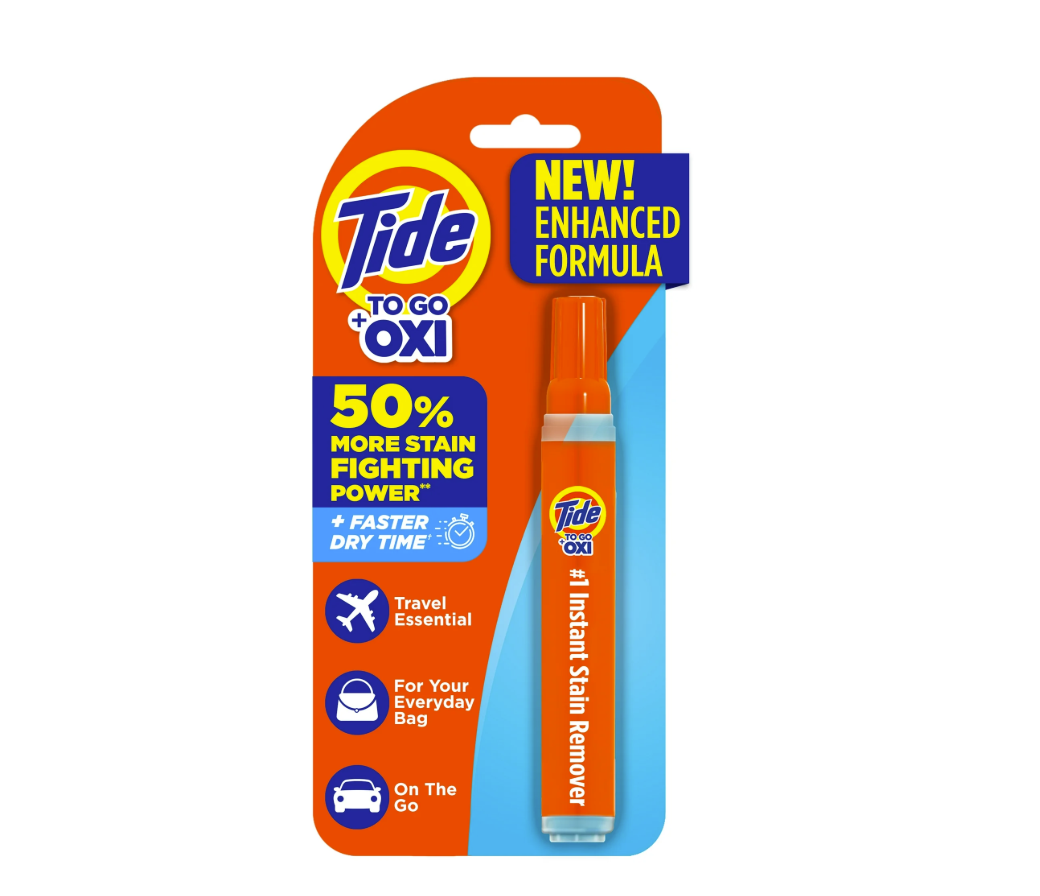 Tide To Go + OXI Quitamanchas Instantáneo en Pluma – Pack 3 unidades
