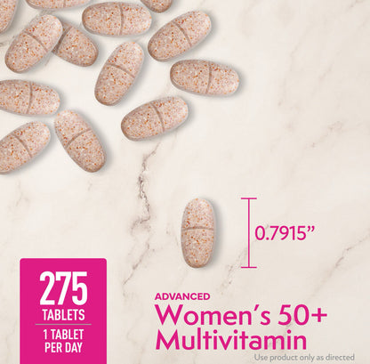 Member’s Mark Women’s 50+ Multivitamin – 275 tabletas