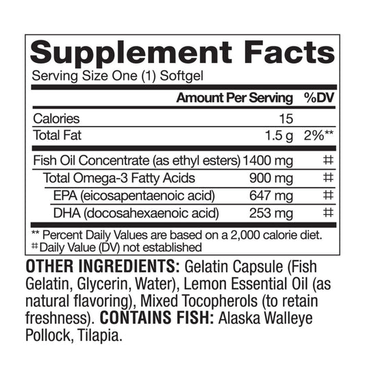 Member’s Mark Omega-3 900 mg – 150 cápsulas blandas