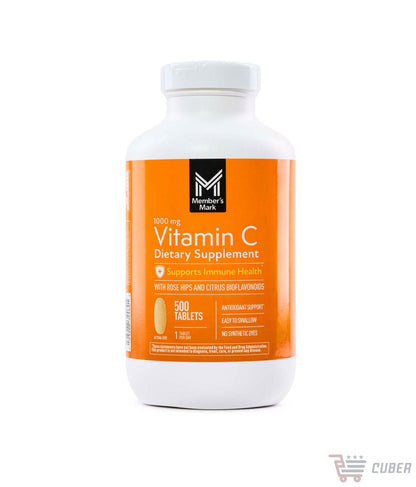 Member’s Mark Vitamina C con Bioflavonoides y Escaramujo (1000 mg, 500 tabletas)