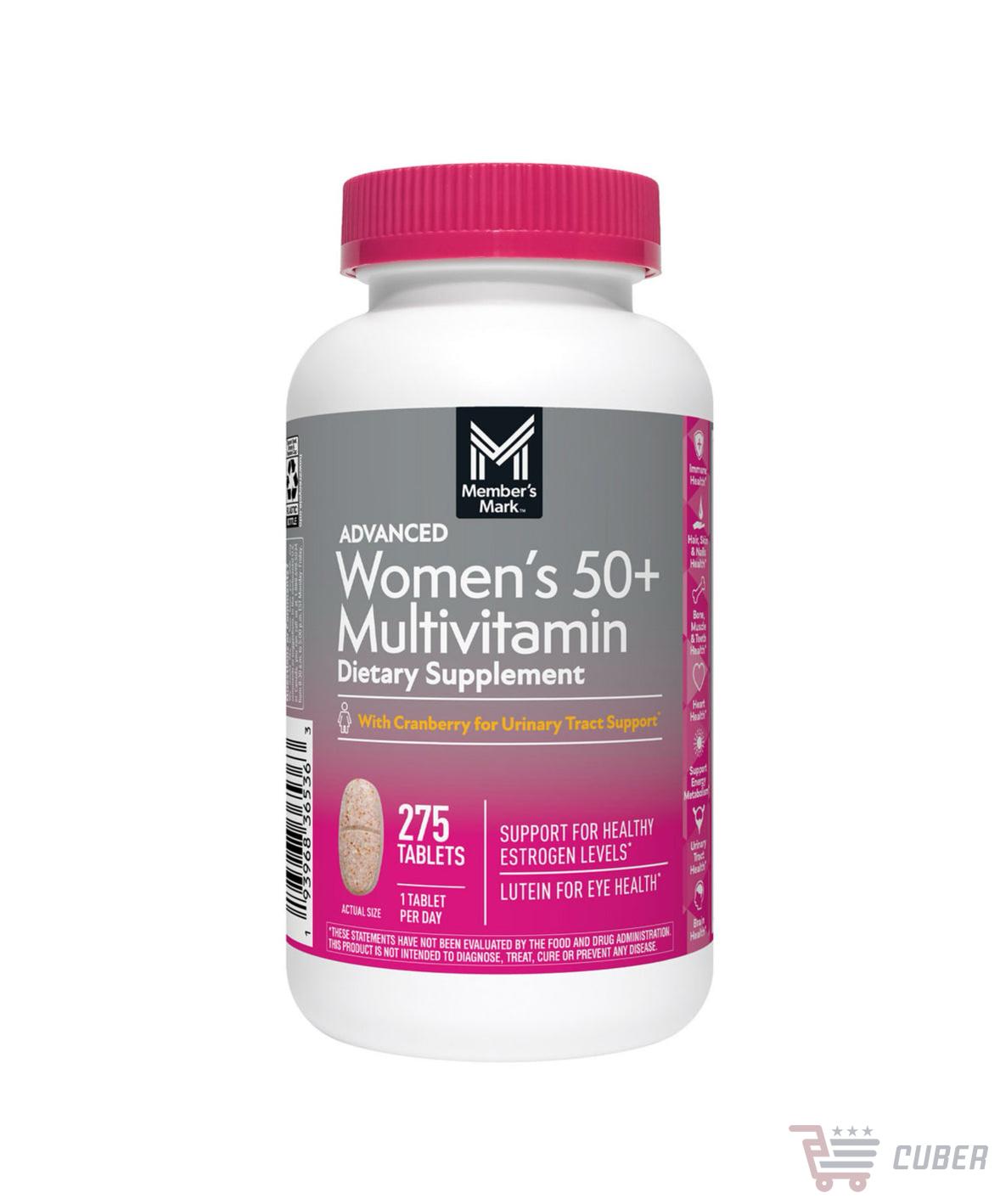 Member’s Mark Women’s 50+ Multivitamin – 275 tabletas