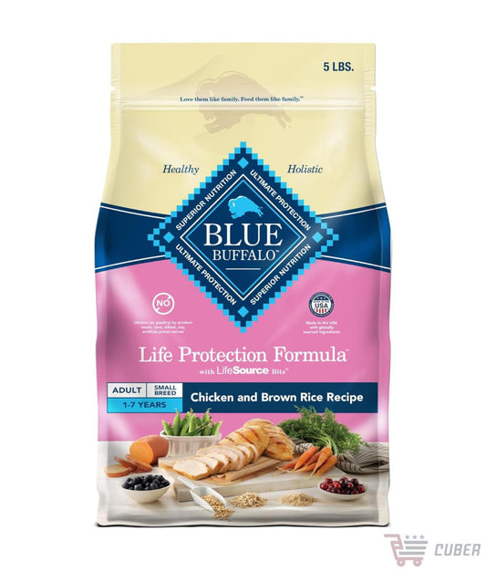 Blue Buffalo Life Protection – Alimento Seco para Perros Adultos de Raza Pequeña, Pollo y Arroz Integral, 2.27 kg