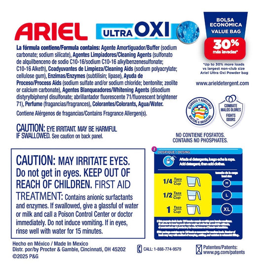 💧 Ariel Ultra OXI 5.8 kg – 129 Lavadas
