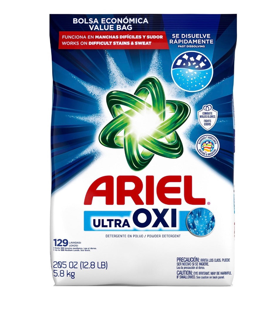 💧 Ariel Ultra OXI 5.8 kg – 129 Lavadas