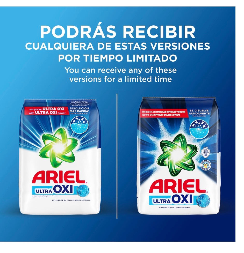 💧 Ariel Ultra OXI 5.8 kg – 129 Lavadas