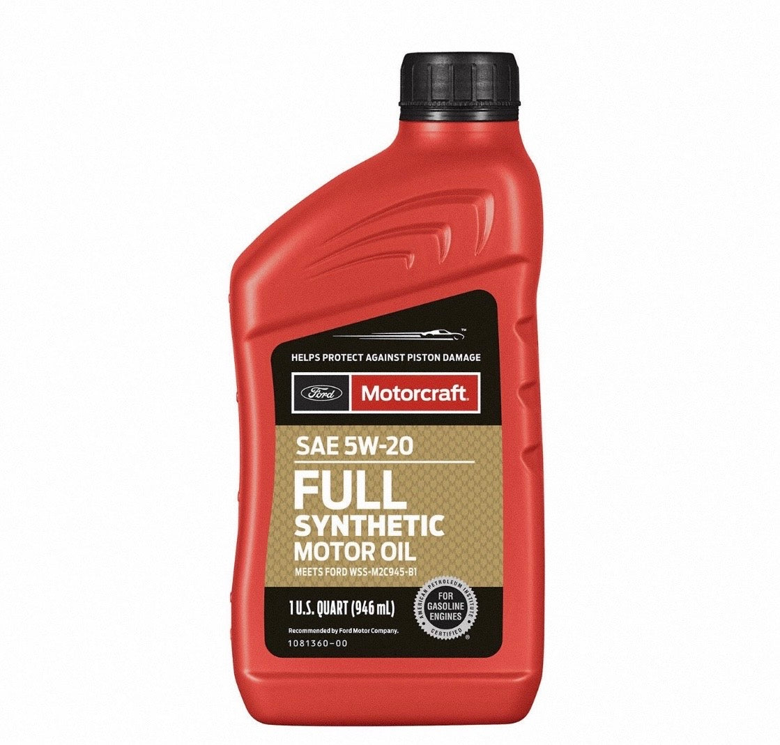 🛢️ ACEITE MOTORCRAFT 5W-20 FULL SYNTHETIC (1 QUART)