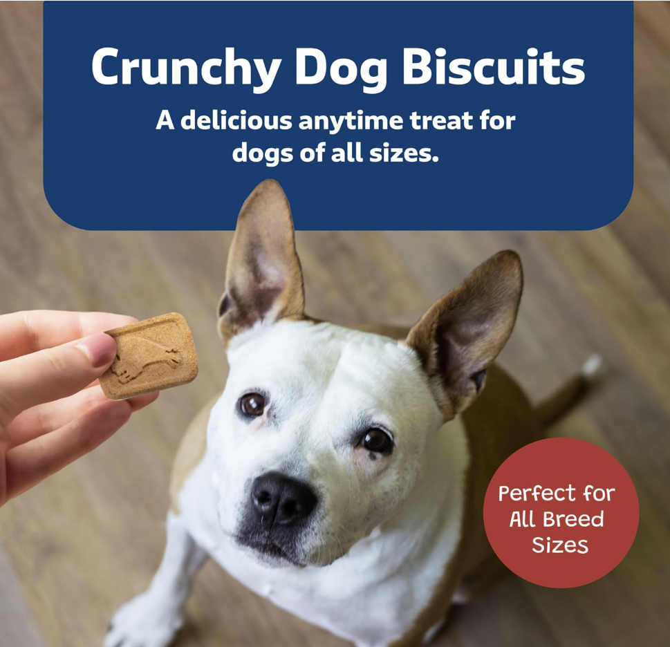 Blue Buffalo Health Bars – Galletas Crujientes al Horno para Perro, Ingredientes Naturales, Tocino, Huevo y Queso, 454 g