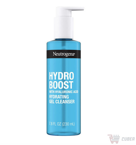 Neutrogena Hydro Boost Gel Cleanser – Limpiador Facial con Ácido Hialurónico, 230 ml