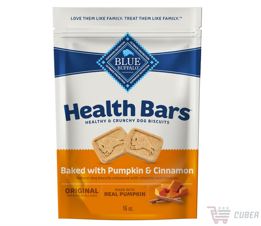 Blue Buffalo Health Bars – Galletas Crujientes con Calabaza y Canela, 454 g