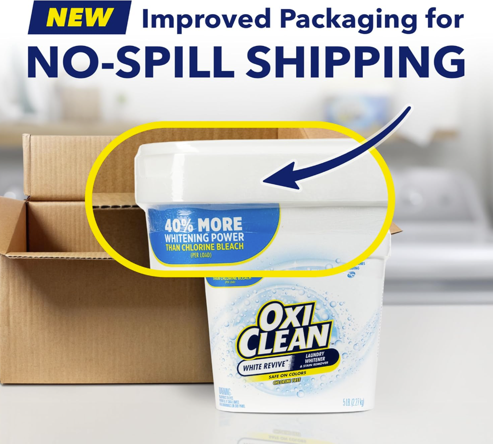 OxiClean White Revive Quitamanchas y Blanqueador en Polvo