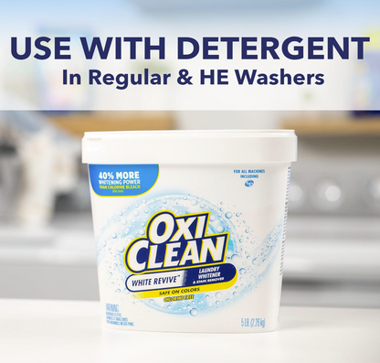 OxiClean White Revive Quitamanchas y Blanqueador en Polvo