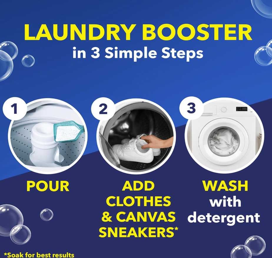 OxiClean White Revive Quitamanchas y Blanqueador en Polvo