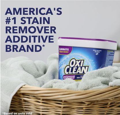 OxiClean Odor Blasters Quitamanchas y Eliminador de Olores en Polvo – Multiusos
