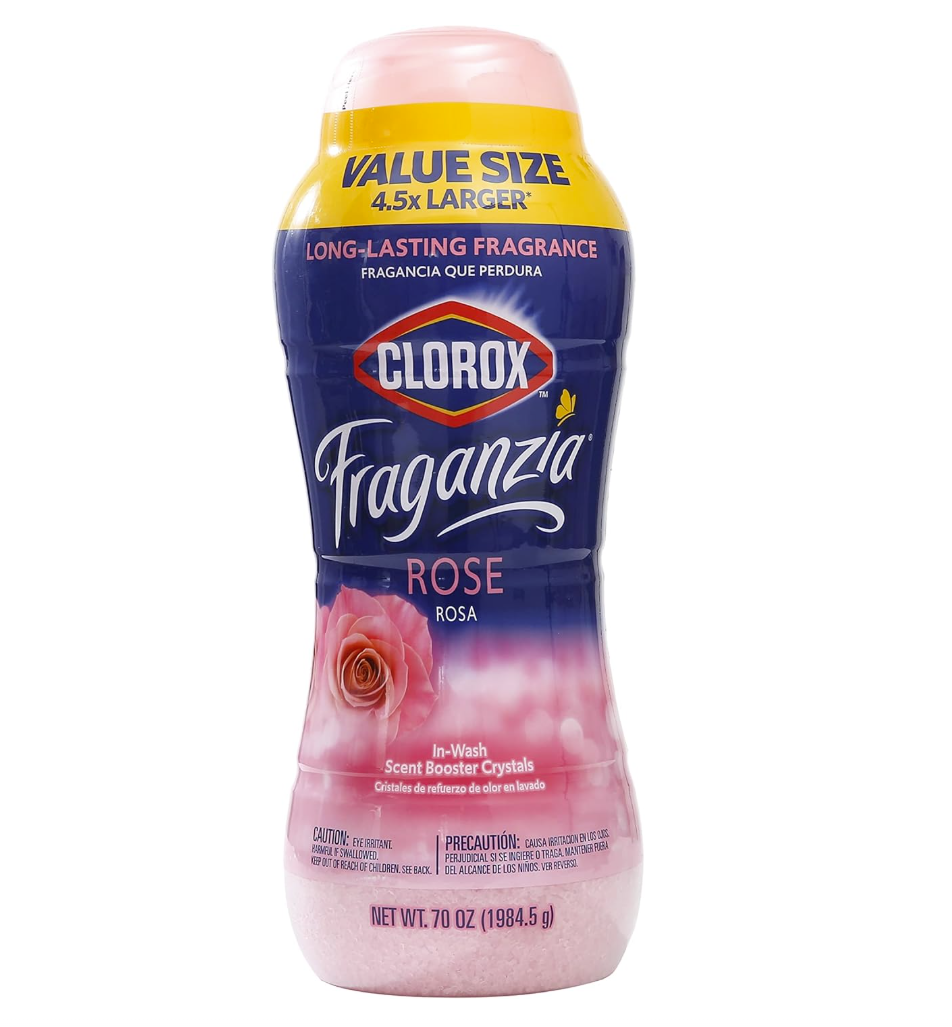 Clorox Fraganzia Cristales Intensificadores de Aroma para Lavado – Rose Scent 1.98 kg