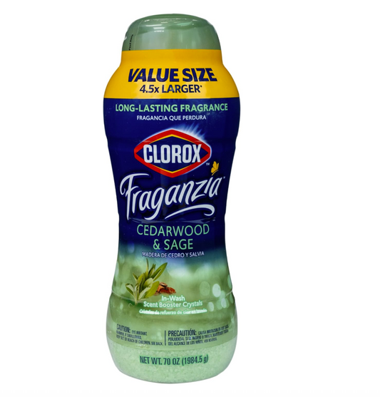 Clorox Fraganzia Cristales Intensificadores de Aroma – Cedarwood & Sage 1.98 kg