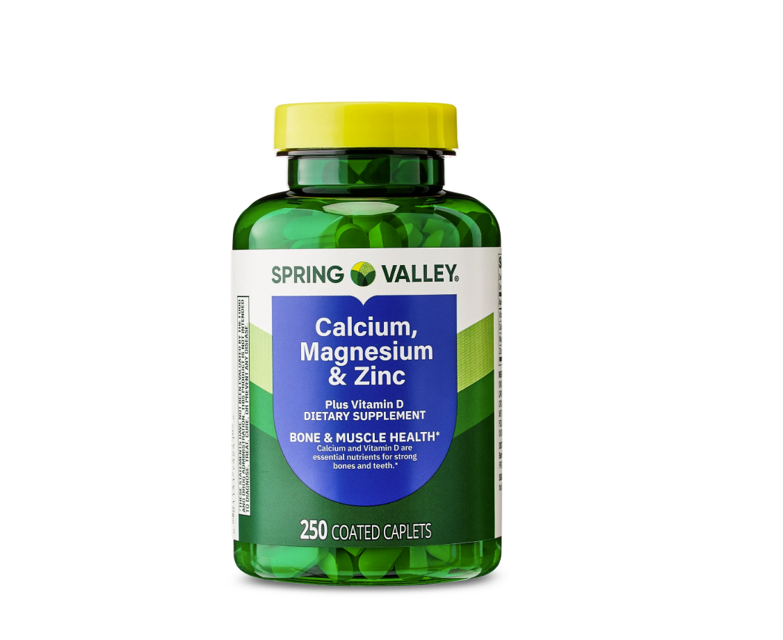 Spring Valley Calcio, Magnesio y Zinc con Vitamina D – 250 tabletas