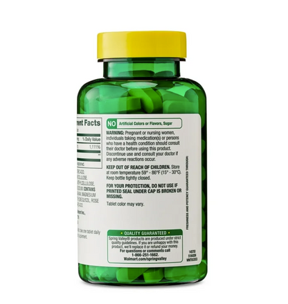 Spring Valley Vitamina C 1000 mg con Rosa Mosqueta – 100 tabletas