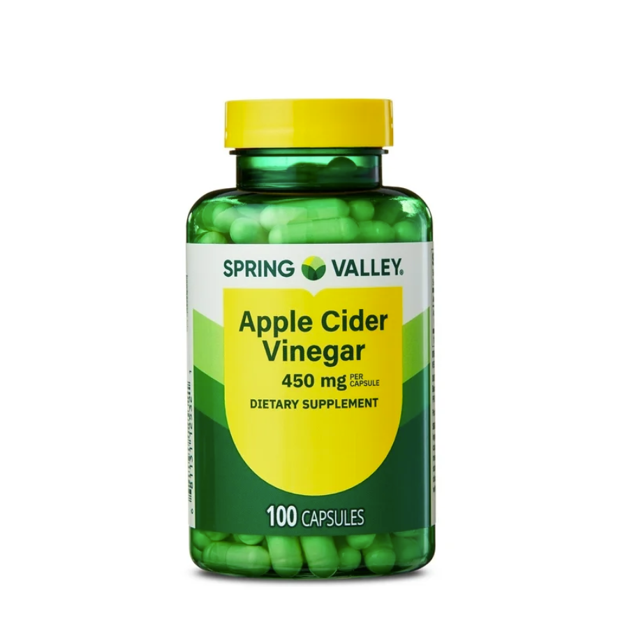 Spring Valley Vinagre de Manzana 450 mg – 100 cápsulas