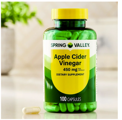 Spring Valley Vinagre de Manzana 450 mg – 100 cápsulas