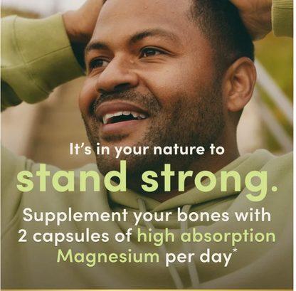 Nature’s Bounty Magnesio Glicinato Alta Absorción 240 mg – 60 cápsulas