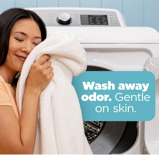 Tide Free & Gentle 94 Cargas – Detergente Líquido HE Sin Aroma para Piel Sensible - OdorRefresh