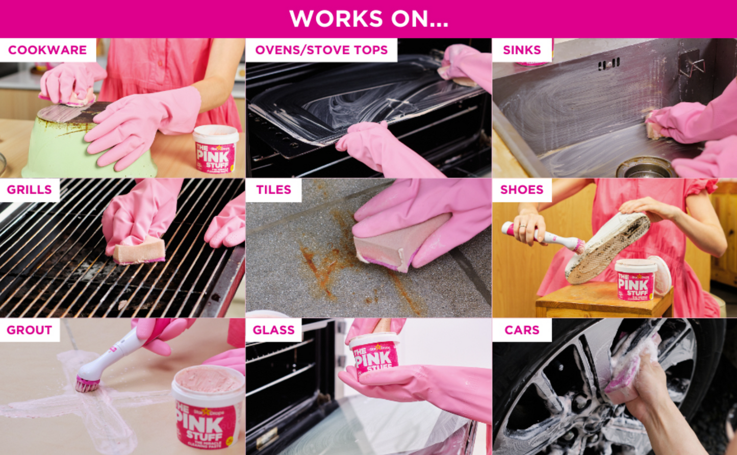 PINK STUFF - Pasta Limpiadora 500g