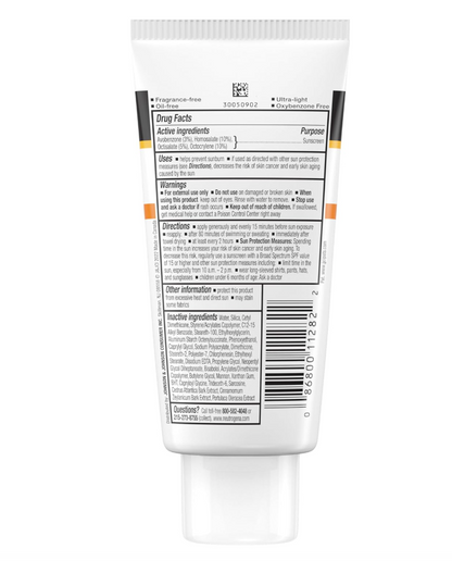 Neutrogena Clear Face Sunscreen SPF 50 – Protector Solar Facial para Piel Grasa y con Tendencia al Acné, 90ml